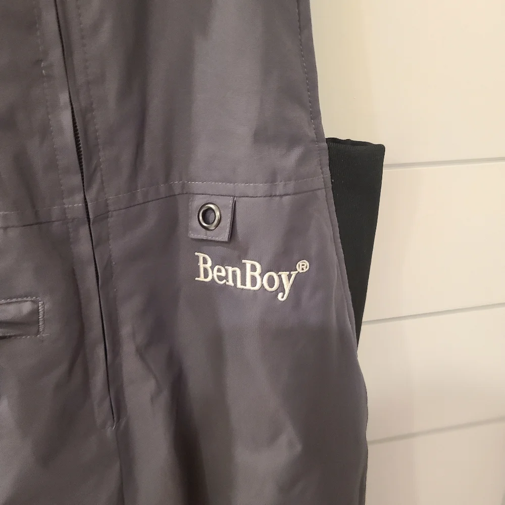 BenBoy Gray Snow Bib Overalls